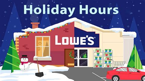 Lowes christmas hours - “Lowe’s hours Sunday are a total of 13 in total (7:00 a.m. – 6:00 p.m.) than the regular 16 operating hours.” ... Lowes opens its store mostly all year long including Holidays except a few like Christmas day and Thanksgiving day. Since both of these are the most popular holidays around the world.